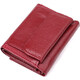 Миниатюрный женский кошелек из натуральной кожи ST Leather 23082 Бордовый фото
