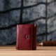 Миниатюрный женский кошелек из натуральной кожи ST Leather 23082 Бордовый фото