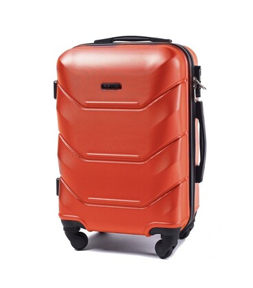 Чемодан Wings 147 маленький S оранжевый фото, картинка, изображение