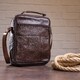 Мессенджер кожаный 14991 Vintage Коричневый фото