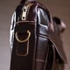 Сумка мужская под ноутбук Vintage 14750 Коричневая фото