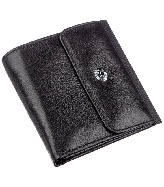 Жіночий гаманець з монетницьою ST Leather 18919 Чорний