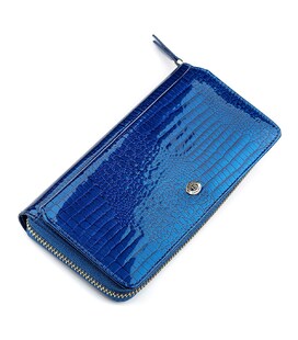 Гаманець жіночий ST Leather 18435 (S7001A) лакований Синій