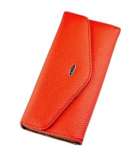 Кошелек женский из экокожи флотар KIVI 19063 Ярко-красный фото