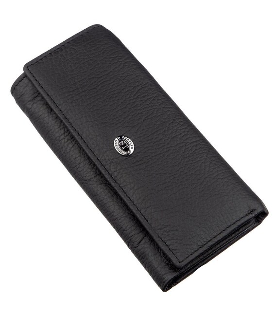 Чоловіча ключниця-гаманець ST Leather 18839 Чорний