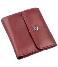 Невеликий жіночий гаманець з монетницьою ST Leather 18920 Бордовий