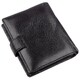 Небольшой кожаный кошелек для мужчин ST Leather 18832 Черный фото