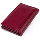 Визитница-книжка ST Leather 19218 Бордовая фото