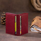 Визитница-книжка ST Leather 19218 Бордовая фото