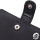 Надежная визитница из натуральной кожи ST Leather 22469 Черный фото