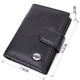 Надежная визитница из натуральной кожи ST Leather 22469 Черный фото
