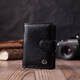 Надежная визитница из натуральной кожи ST Leather 22469 Черный фото