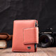 Кошелек из натуральной кожи для женщин с интересной монетницей ST Leather 19447 Оранжевый фото