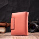 Кошелек из натуральной кожи для женщин с интересной монетницей ST Leather 19447 Оранжевый фото
