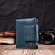 Портмоне для женщин с оригинальной монетницей из натуральной кожи ST Leather 19450 Бирюзовый фото