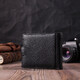 Мужской бумажник удобного размера из натуральной кожи ST Leather 22471 Черный фото