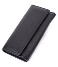 Большая ключница с функцией кошелька из натуральной кожи ST Leather 22492 Черный