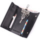 Большая ключница с функцией кошелька из натуральной кожи ST Leather 22492 Черный фото