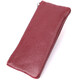 Кожаная ключница на молнии ST Leather 22558 Бордовый фото