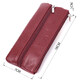 Кожаная ключница на молнии ST Leather 22558 Бордовый фото