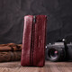 Кожаная ключница на молнии ST Leather 22558 Бордовый фото