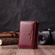 Кожаный интересный кошелек для женщин ST Leather 22507 Бордовый фото