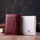 Кожаный интересный кошелек для женщин ST Leather 22507 Бордовый фото