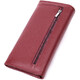 Кошелек для женщин из натуральной кожи с геометрическим клапаном ST Leather 22547 Бордовый фото