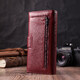 Кошелек для женщин на четыре отделения для купюр из натуральной кожи ST Leather 22550 Бордовый фото