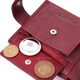 Женский практичный бумажник из натуральной кожи ST Leather 22554 Бордовый фото