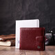 Женский практичный бумажник из натуральной кожи ST Leather 22554 Бордовый фото