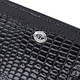 Лакированный женский кошелек на молнии из натуральной кожи ST Leather 22678 Черный фото