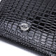 Женский стильный кошелек из фактурной натуральной кожи ST Leather 22732 Черный фото
