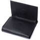 Удобный компактный кошелек с монетницей из натуральной кожи ST Leather 22742 Черный фото