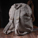 Летний женский рюкзак с качественного текстиля Vintage sale_15077 Молочный фото