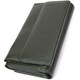Горизонтальный кошелек с карманом для телефона из натуральной кожи ST Leather 23068 Зеленый фото