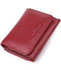 Компактный кошелек удобного формата из натуральной кожи ST Leather 23077 Бордовый