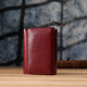 Компактный кошелек удобного формата из натуральной кожи ST Leather 23077 Бордовый фото