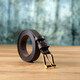 Элегантный узкий кожаный ремень для женщин GRANDE PELLE 22952 Красный фото