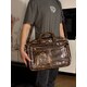 Сумка мужская Vintage 14371 для ноутбука 17 дюймов Коричневая фото