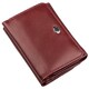 Компактный женский бумажник на кнопке ST Leather 18885 Темно-красный фото