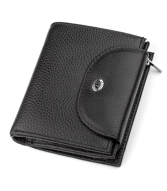 Кошелек женский ST Leather 18411 (ST410) компактный Черный фото