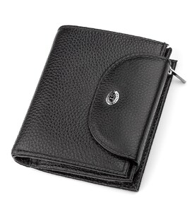 Кошелек женский ST Leather 18411 (ST410) компактный Черный фото