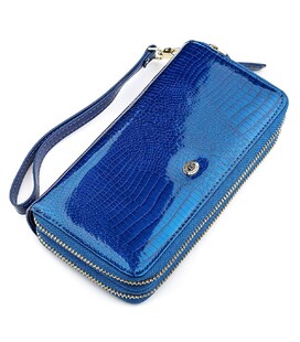 Гаманець жіночий ST Leather 18447 (S5001A) на блискавці Синій