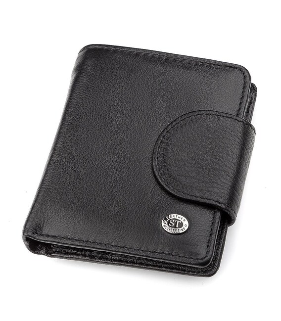 Гаманець жіночий ST Leather 18497 (ST415) шкіряний Чорний