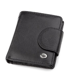 Гаманець жіночий ST Leather 18497 (ST415) шкіряний Чорний