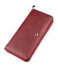 Універсальний жіночий клатч на блискавки ST Leather 18865 Червоний