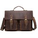 Портфель мужской из кожи Vintage 14774 Коричневый фото