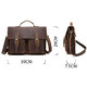 Портфель мужской из кожи Vintage 14774 Коричневый фото