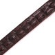 Ремень-автомат CROCODILE LEATHER 18235 из натуральной кожи крокодила (каймана) Коричневый фото